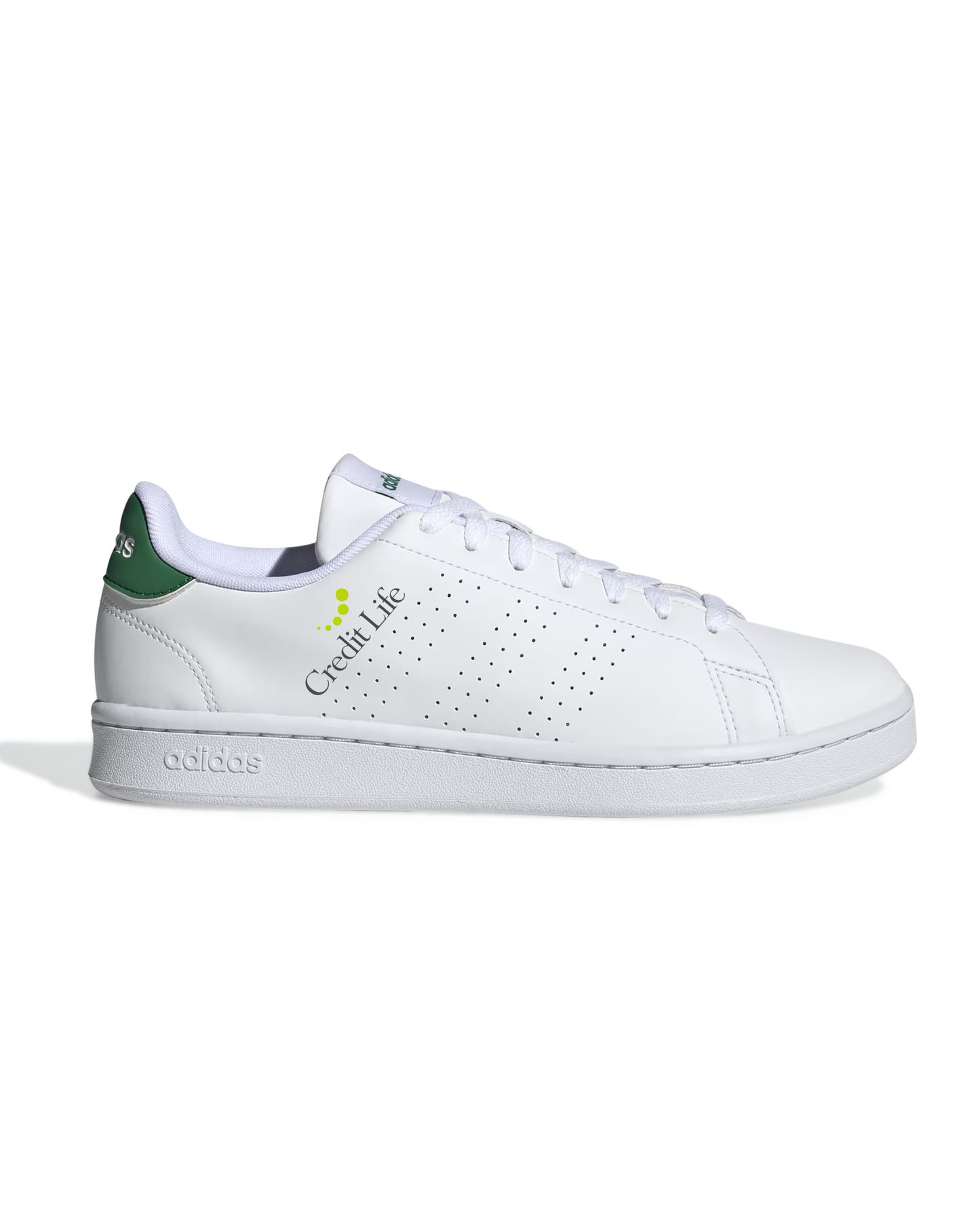Custom Adidas Advantage "RLVG" (Weiß / Grün)