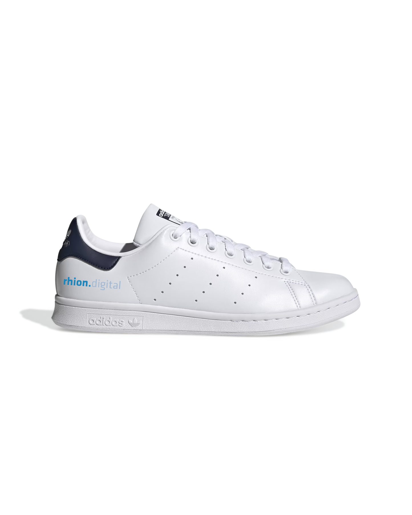 Custom Adidas Stan Smith "RLVG" (Weiß / Blau)